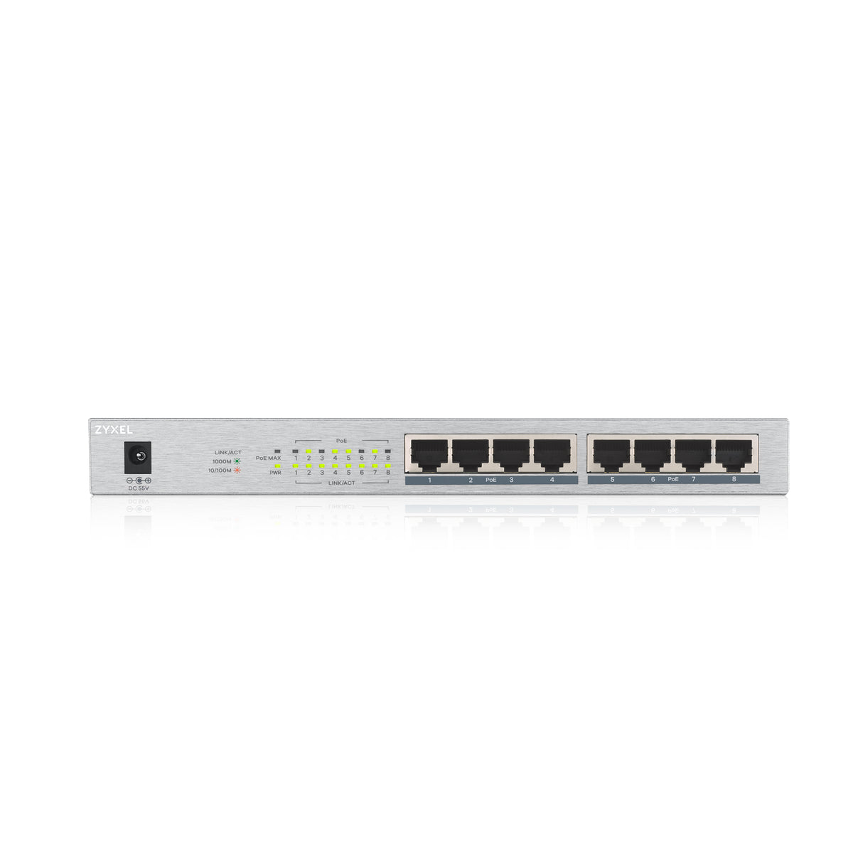 Zyxel GS1008HP Switch 8-porte Gigabit PoE+