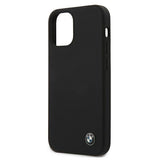 Etui BMW BMHCP12SSILBK iPhone 12 mini 5,4" sort/sort hårdkasse Silikon Signatur