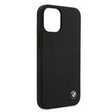 Etui BMW BMHCP12SSILBK iPhone 12 mini 5,4" sort/sort hårdkasse Silikon Signatur