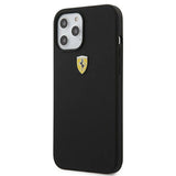 Ferrari FESSIHCP12LBK iPhone 12 Pro Max 6.7" sort/sort hardcase On Track Silicone