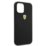 Ferrari FESSIHCP12LBK iPhone 12 Pro Max 6.7" sort/sort hardcase On Track Silicone