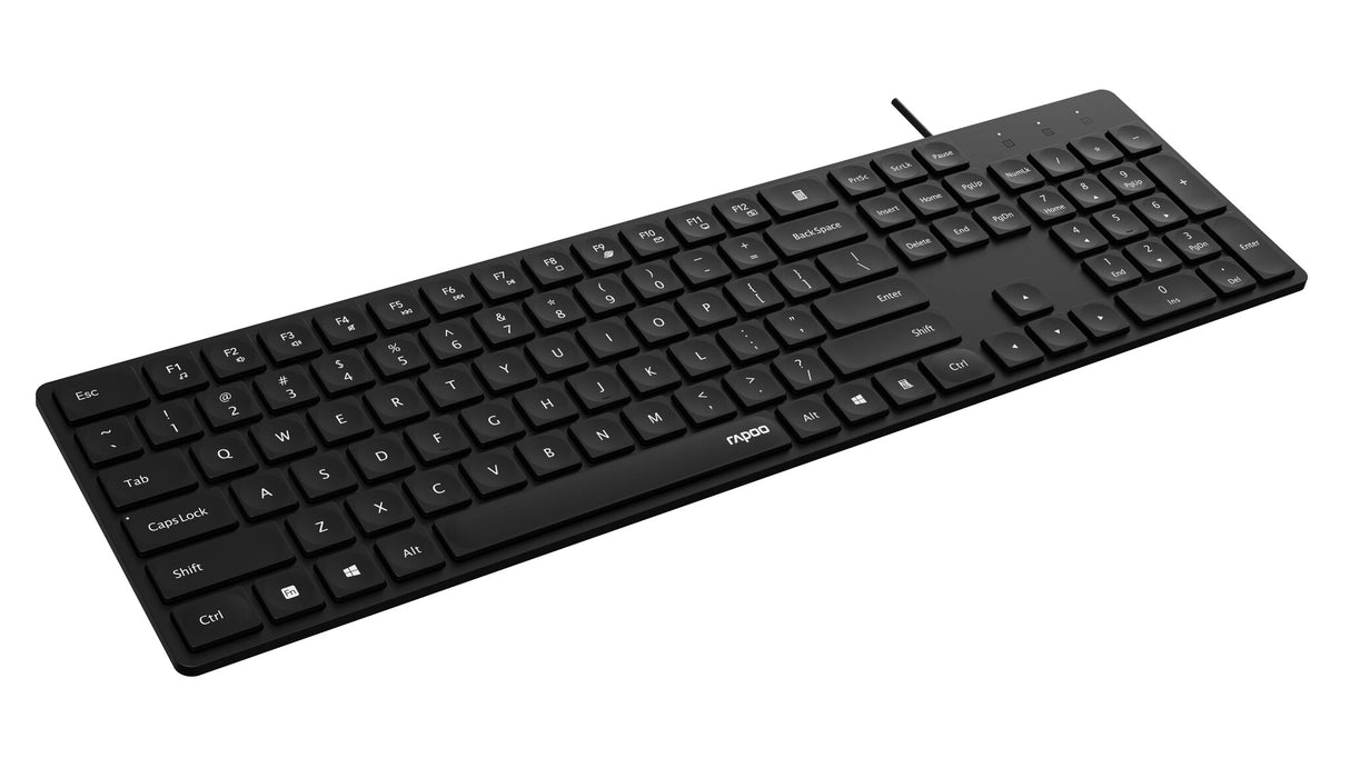 Rapoo NK8020 tastatur Universel USB QWERTY Sort