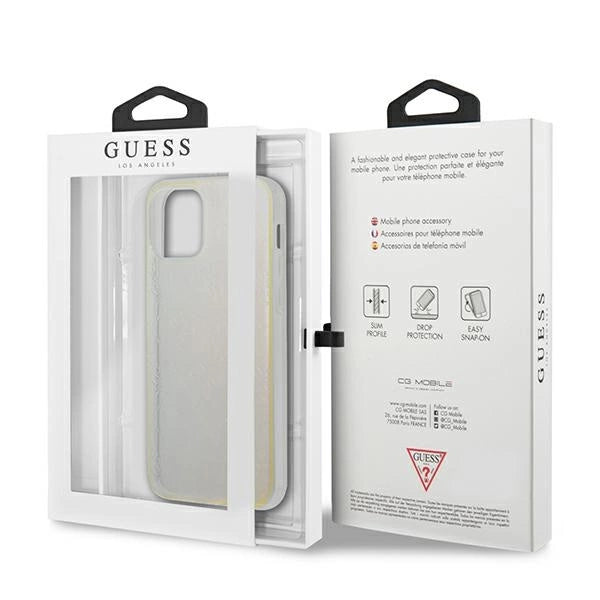 Guess GUHCP12M3D4GIRBL iPhone 12/12 Pro 6.1 iridescent/iridescent hardcase 4G 3D Pattern Collection