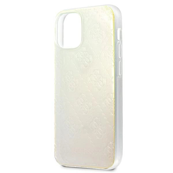 Guess GUHCP12S3D4GIRBL iPhone 12 mini 5.4 iriserende/opale hardcase 4G 3D mønster samling
