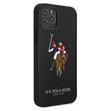 US Polo USHCP12LPUGFLBK iPhone 12 Pro Max 6.7" black/black Polo Embroidery Collection