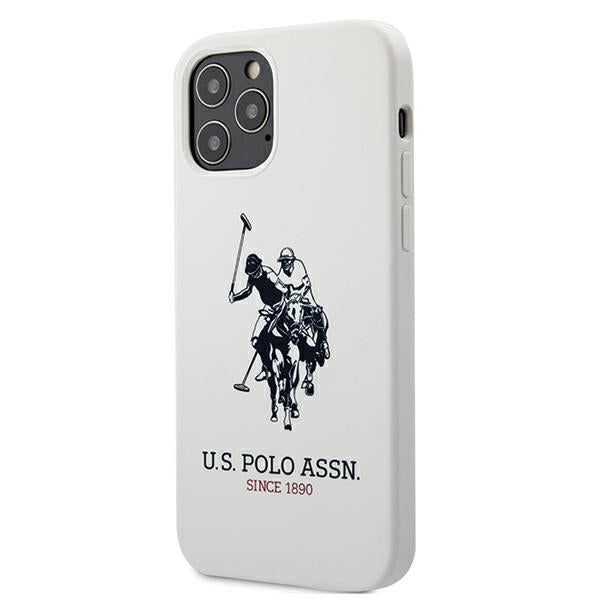 US Polo USHCP12LSLHRWH iPhone 12 Pro Max 6.7" white/white Silicone Collection