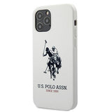 US Polo USHCP12LSLHRWH iPhone 12 Pro Max 6.7" white/white Silicone Collection