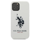 US Polo USHCP12LSLHRWH iPhone 12 Pro Max 6.7" white/white Silicone Collection