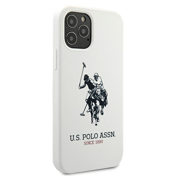 US Polo USHCP12LSLHRWH iPhone 12 Pro Max 6.7" white/white Silicone Collection
