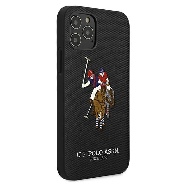 US Polo USHCP12MPUGFLBK iPhone 12/12 Pro 6.1" black/black Polo Embroidery Collection