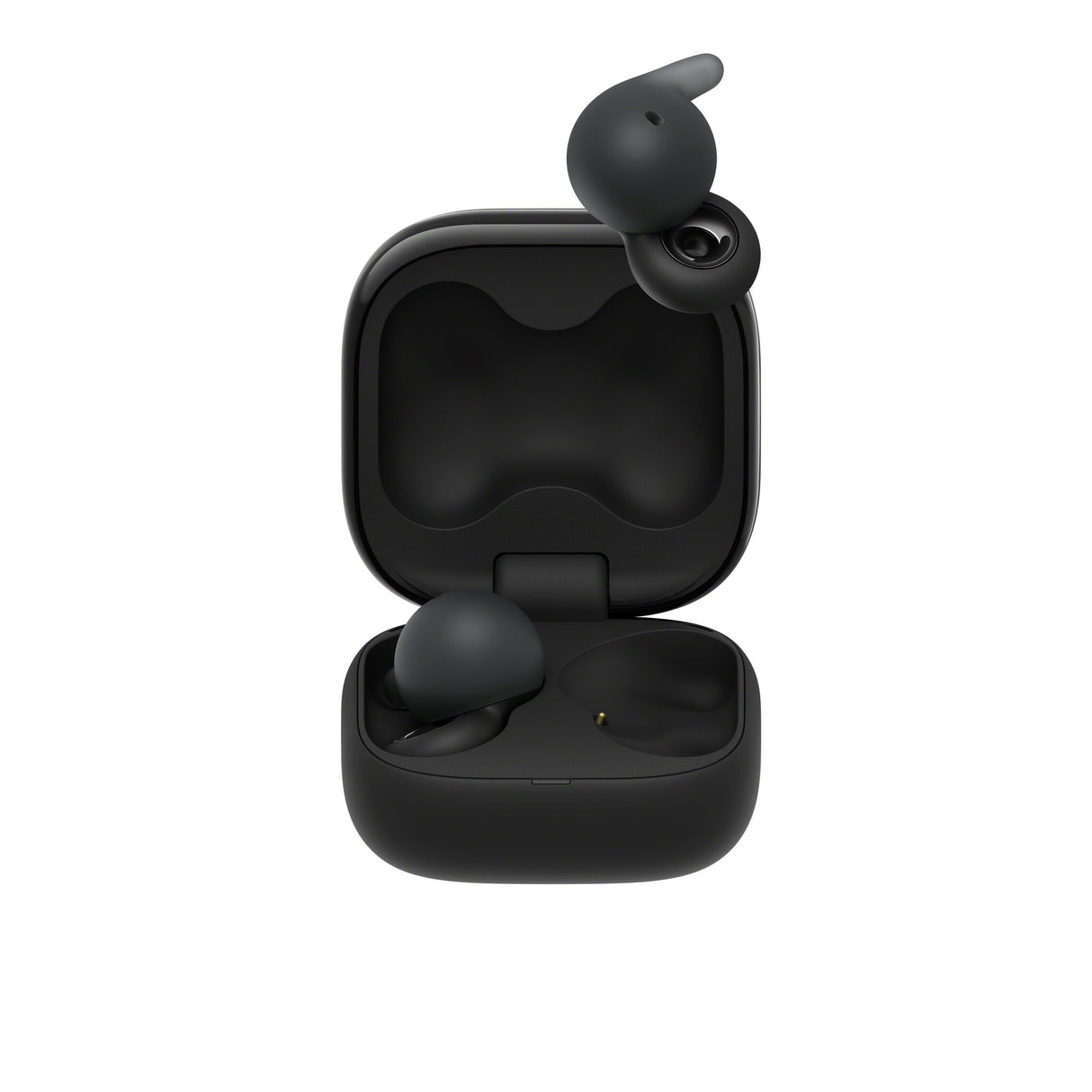 Sony LinkBuds Open WFL910B hovedtelefoner/headset Trådløs I ørerne Opkald/musik Bluetooth Sort