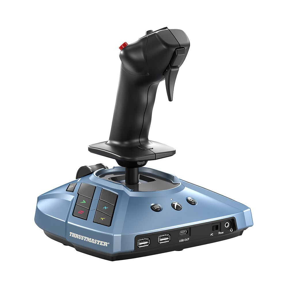 Thrustmaster TCA Captain Pack X Airbus Edition Sort, Blå USB Joystick + håndtag til motorstyring Analog/digital PC, Xbox Series S, Xbox Series X