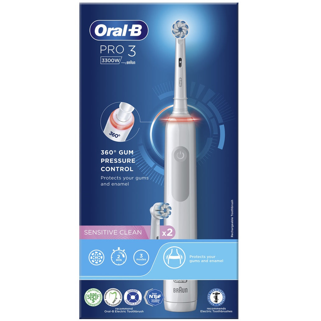 Oral-B Pro 3 3300W elektrisk tandbørste