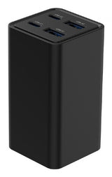 Gembird TA-UC-2A2C-PD65-01-BK oplader til mobil enhed Laptop, Smartphone Sort Vekselstrøm Hurtig opladning Indendørs