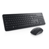 DELL KM3322W tastatur Mus inkluderet Kontor RF trådløst QWERTY Ukrainsk Sort