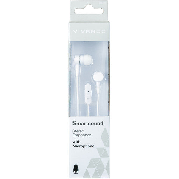 Vivanco Smartsound Headset Ledningsført I ørerne Opkald/musik Hvid
