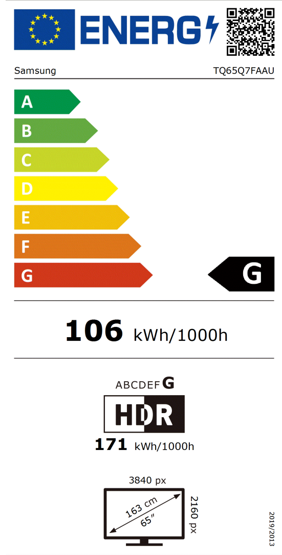 Samsung TQ65Q7FAAUXXC QLED 4K TV