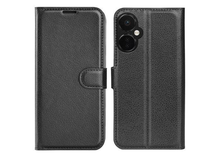 OnePlus Nord CE 3 Lite 5G / Nord N30 5G - Læder cover / pung - Sort