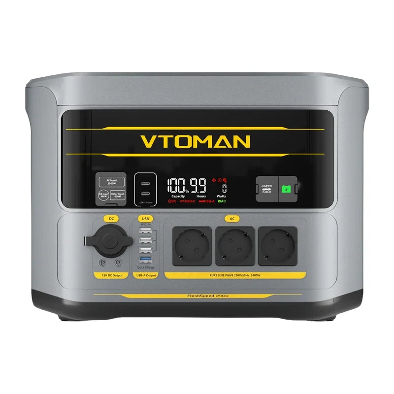 Bærbar kraftværk VTOMAN FlashSpeed2400 2400W