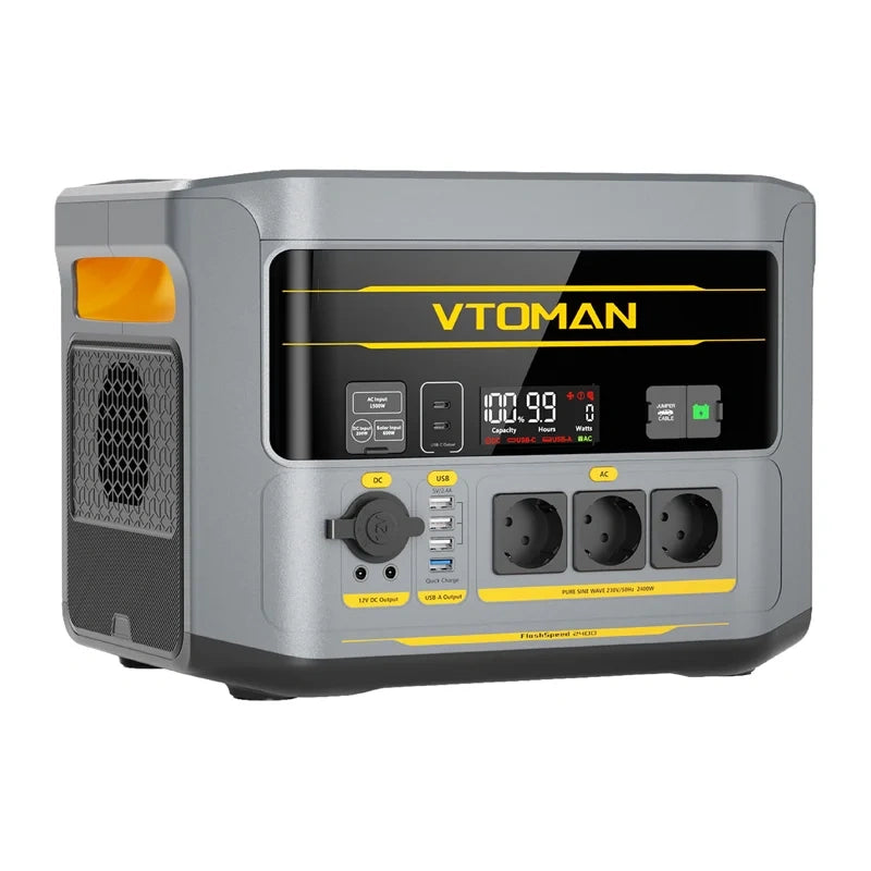 Bærbar kraftværk VTOMAN FlashSpeed2400 2400W