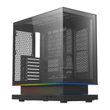 Computerkasse DarkFlash F1 + 6 Ventilatorer (sort)