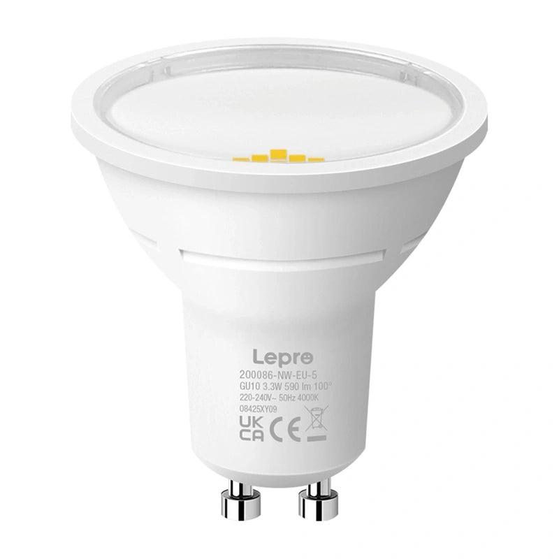 LED-pære LEPRO 200086-NW GU10 5 stk.