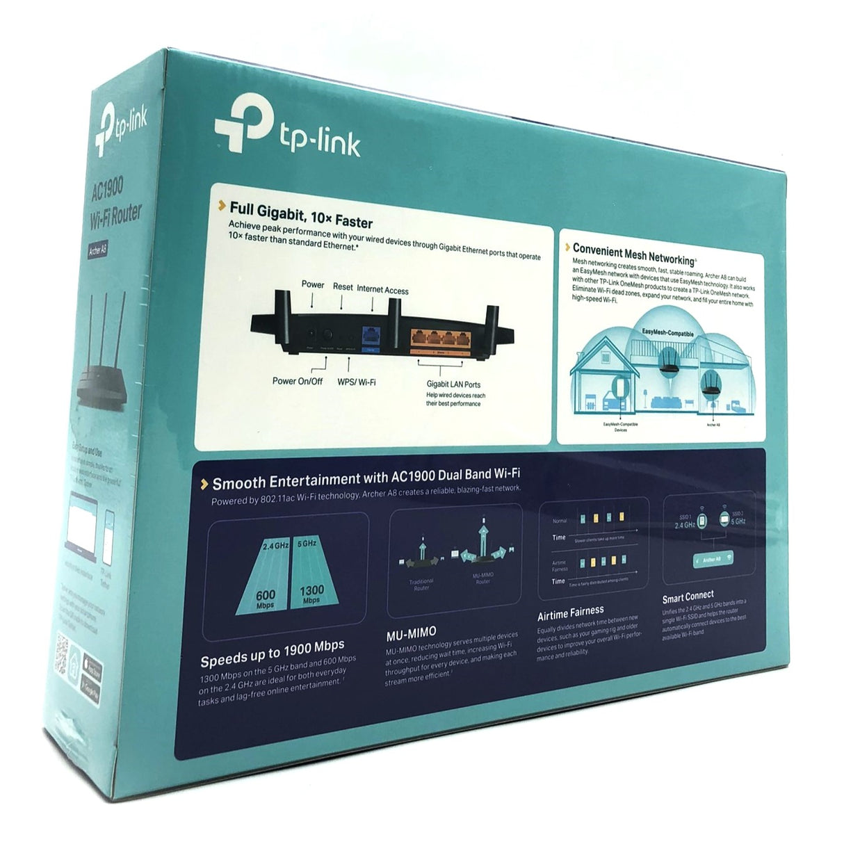 TP-Link Archer A8 Trådløs router Desktop