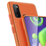 Dux Ducis Yolo elegant kuffert lavet af blødt TPU og PU læder til Samsung Galaxy M30s orange