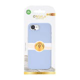 Onsala Mobilcover iPhone 16e Silikoneffekt Genanvendt Summer Sky