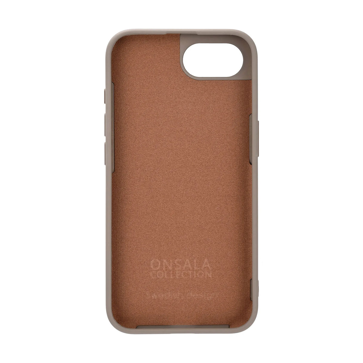Onsala Mobilcover iPhone 16e Silikoneffekt Genanvendt Summer Sand