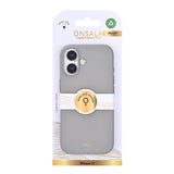 Mobilcover med Silikone Feel Concrete - iPhone 17