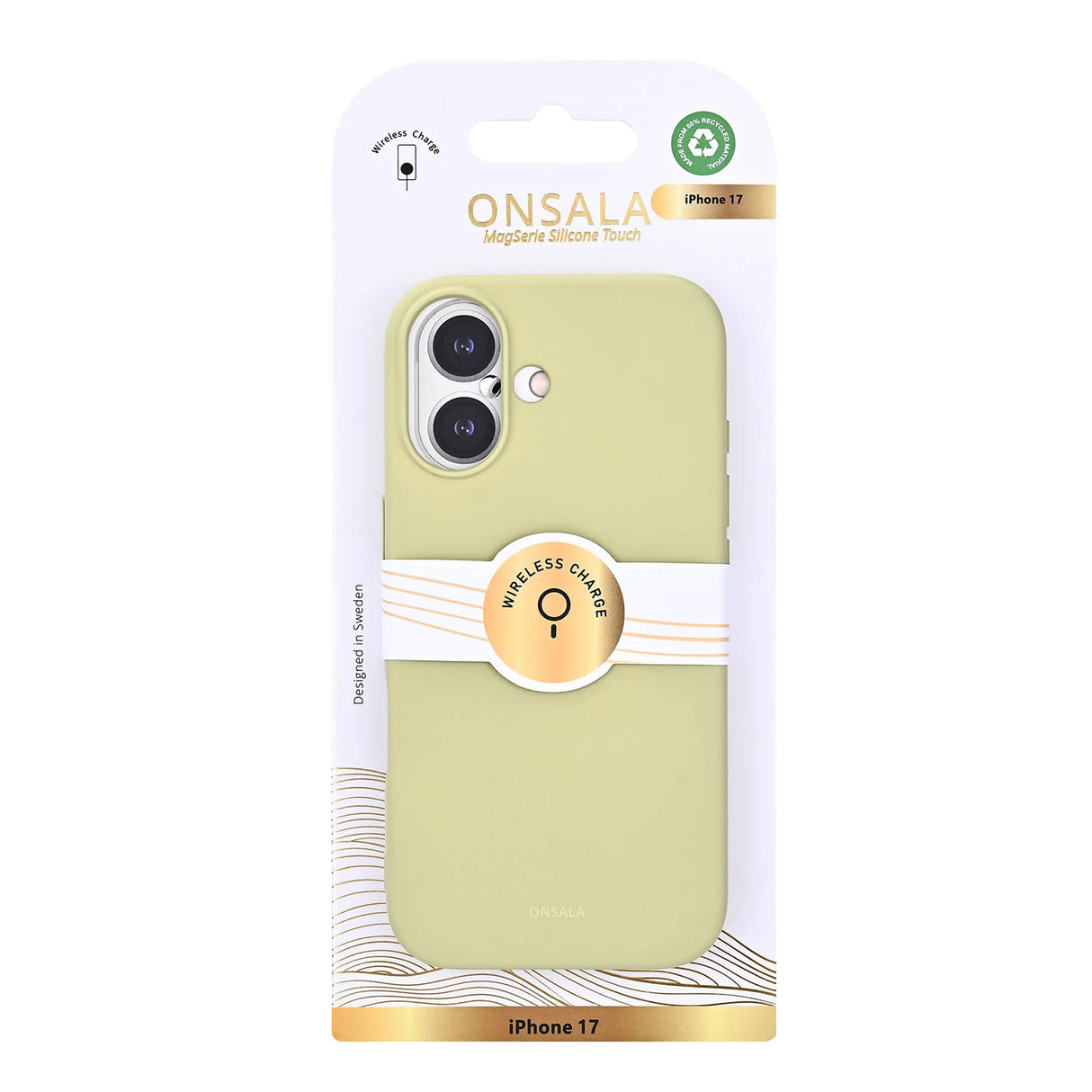 Mobilcover med Silikone Feel Lime - iPhone 17
