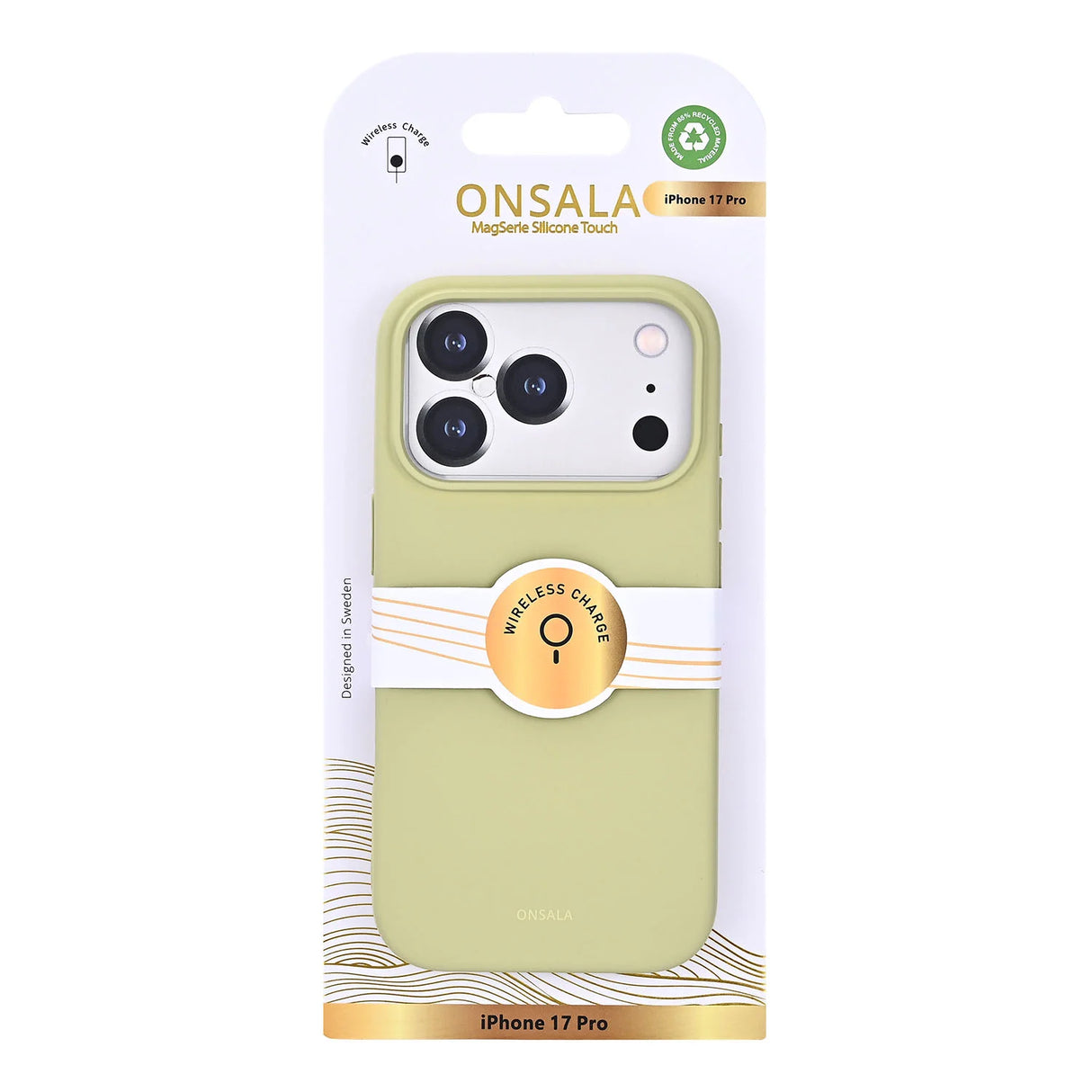 Mobilcover med Silikone Feel Lime - iPhone 17 Pro