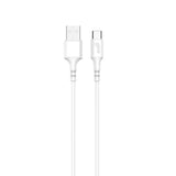 Gear Ladekabel Usb A Usb C 2.0 0,3m Gen2 Rundt Kabel Hvid