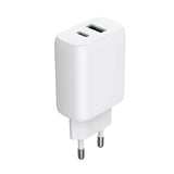 Gear Charger 220 V 1x Usb C + 1x Usb A Pd/Pps 30 W + 18 W Qc White