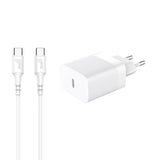 Gear Charger 220 V 1x Usb C White Pd/Pps 30 W +1m Cable Usb C To Usb C