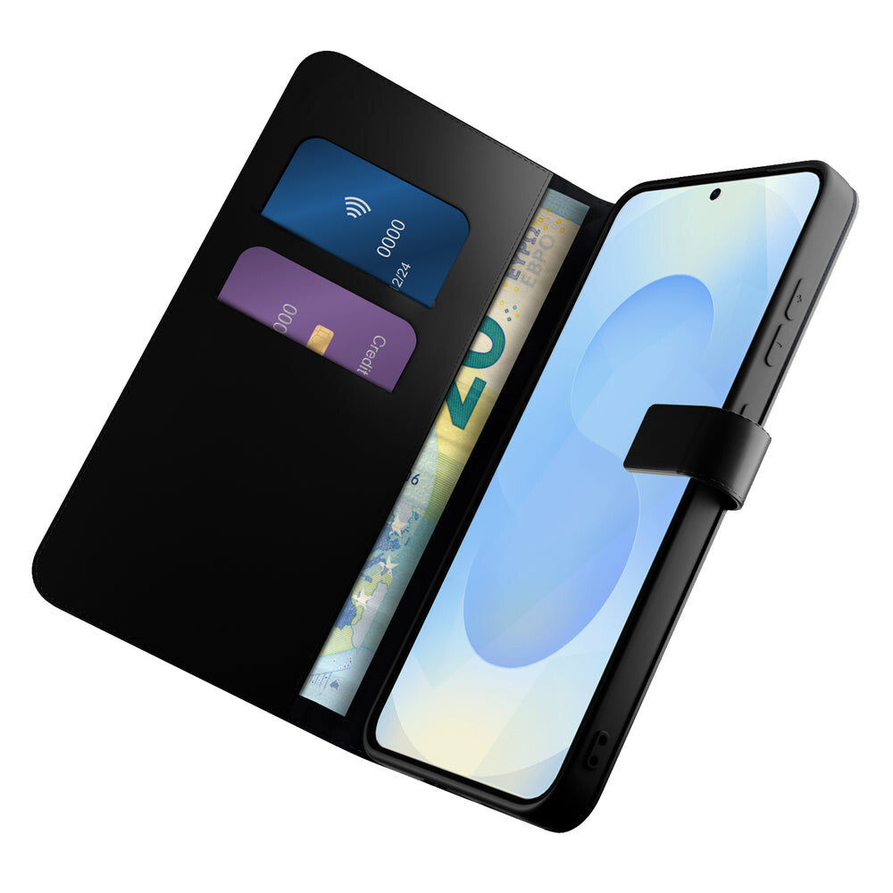 PURO PUSGS25BOOKC8BLK mobiltelefon etui 15,8 cm (6.2") Tegnebogsetui Sort