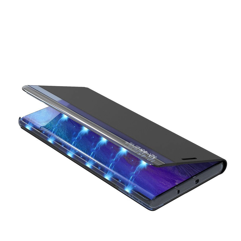 Nye Sleep Case Bookcase Type Case med kickstand funktion til Samsung Galaxy A02s EU blå