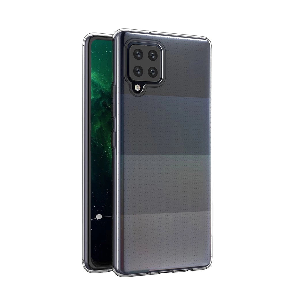 Ultra Clear 0,5 mm Gel TPU Cover til Samsung Galaxy A12 / Galaxy M12 gennemsigtige