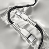 Baseus Cafule Series Metal Data USB-C / USB-C PD QC SCP 100W 5A 2 m kabel - sort