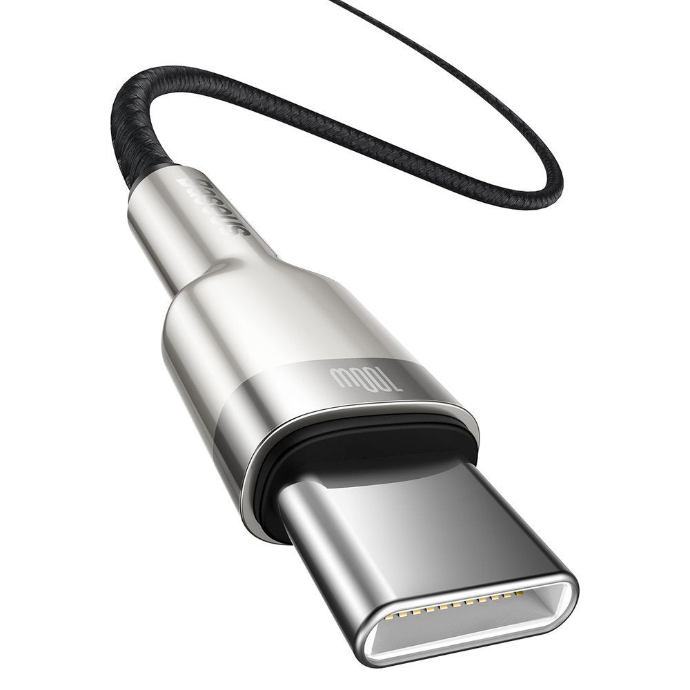 Baseus Cafule Series Metal Data USB-C / USB-C PD QC SCP 100W 5A 2 m kabel - sort