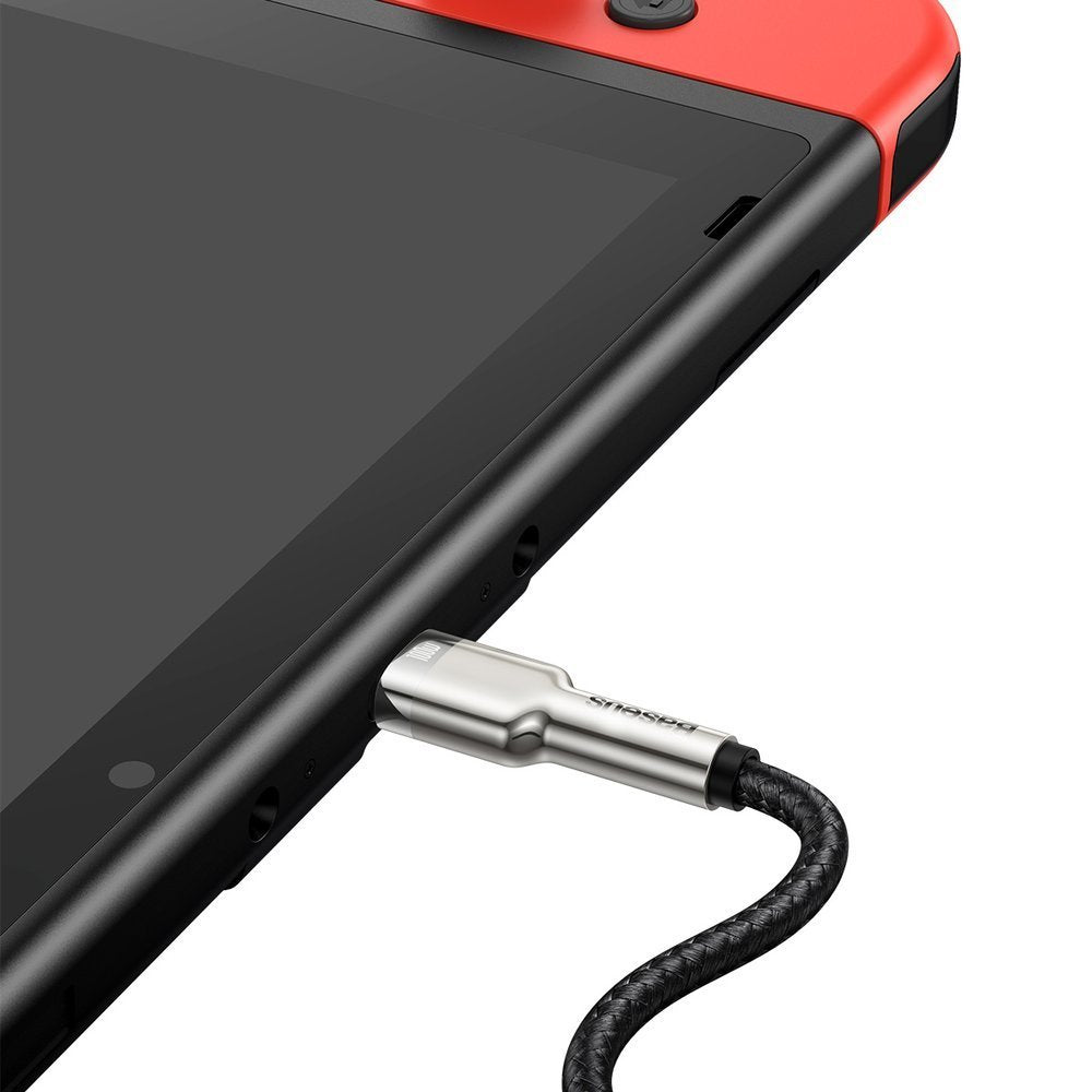 Baseus Cafule Series Metal Data USB-C / USB-C PD QC SCP 100W 5A 2 m kabel - sort