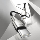 Baseus Cafule Series Metal Data USB-C / USB-C PD QC SCP 100W 5A 2 m kabel - sort