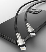 Baseus Cafule Series Metal Data USB-C / Lightning 20W PD cable 1 m - black