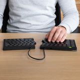 R-Go Tools Ergonomisch toetsenbord R-Go Split Break met pauzesoftware, gesplitst toetsenbord, QWERTY (UK), Bluetooth, zwart