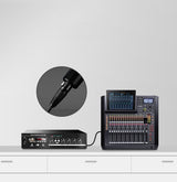 Ugreen AV130 66717 audio XLR (kvindelig) - XLR (mandlig) kabel til mikrofon / forstærker 2m - sort