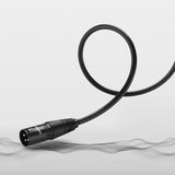 Ugreen AV130 66717 audio XLR (kvindelig) - XLR (mandlig) kabel til mikrofon / forstærker 2m - sort