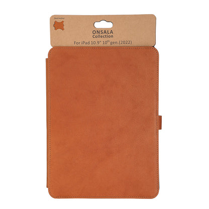 Tablet Cover Leather Brun - iPad 10,9" 10th Gen 2022