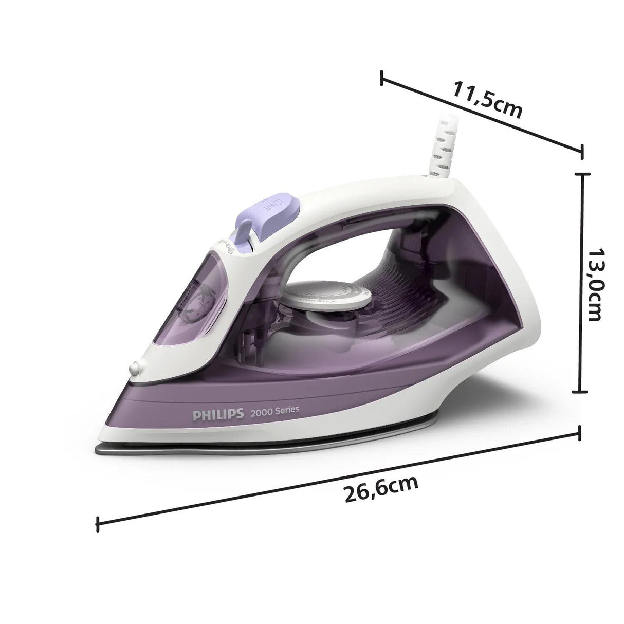 Philips 2000 series DST2020/30 strygejern Dampstrygejern Keramisk strygesål 2000 W