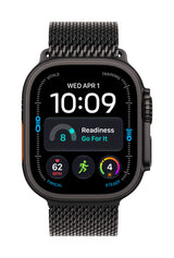 *Apple Watch Ultra 4 GPS + Cellular 49mm Black Titanium Case with Black Titanium Milanese Loop - L